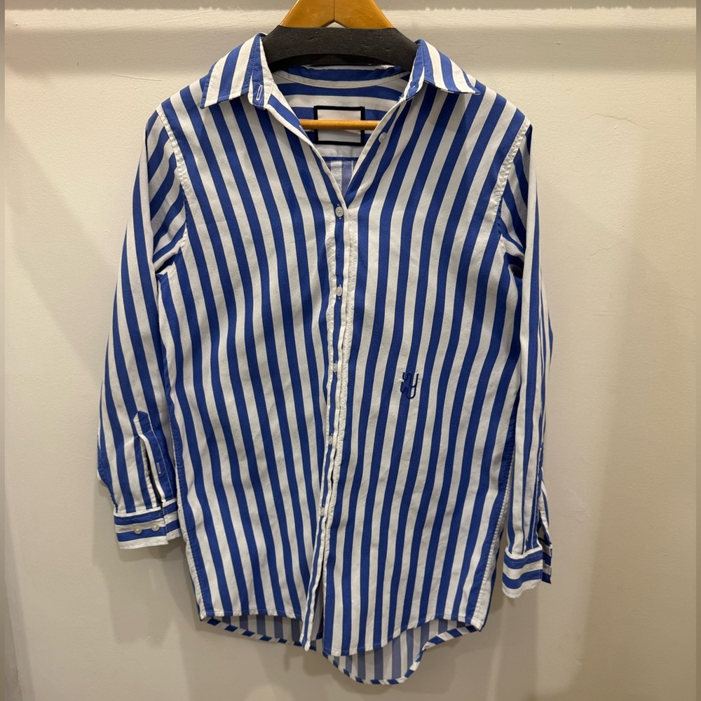 YAITTE striped long sleeve dress shirt
